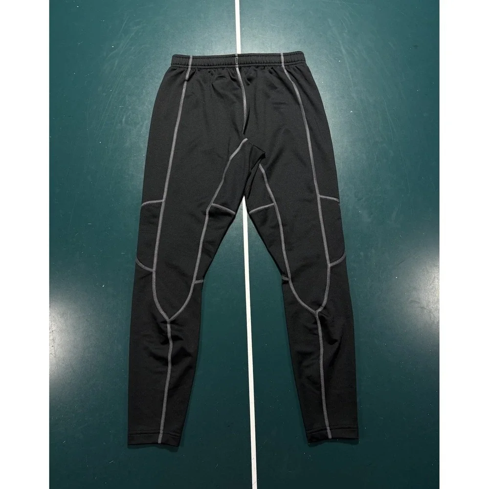 Under Armour Compression Leggings Men's Medium Black Cold Gear Base Layer EUC